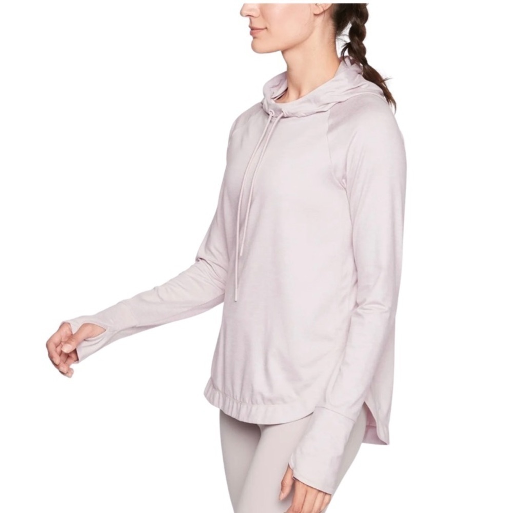 ATHLETA Womens Uptempo Hooded Top Mauve Size XXS